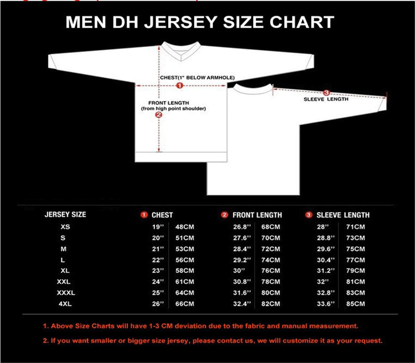 Cycling Jersey Men Long Sleeve MTB Motocross Shirt Off-Road Racewear