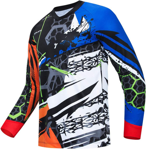 Cycling Jersey Men Long Sleeve MTB Motocross Shirt Off-Road Racewear