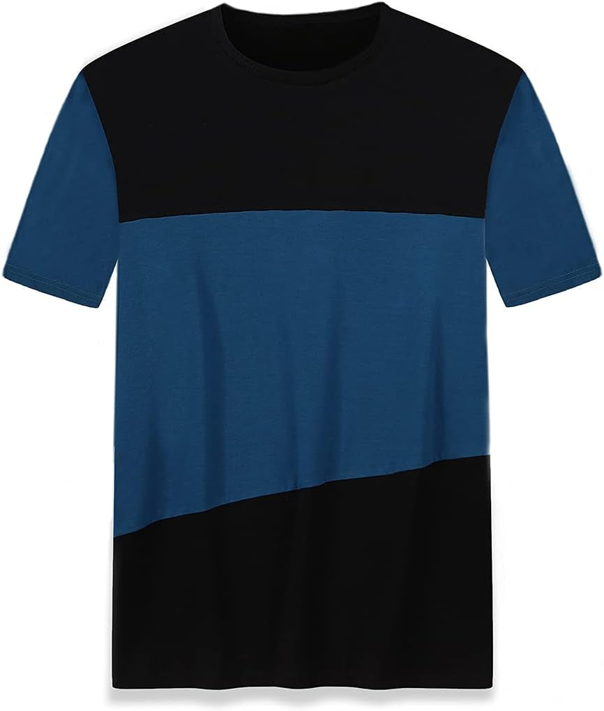 Mens Short Sleeve T-Shirt Casual Tops Tee Classic Fit Basic Shirts